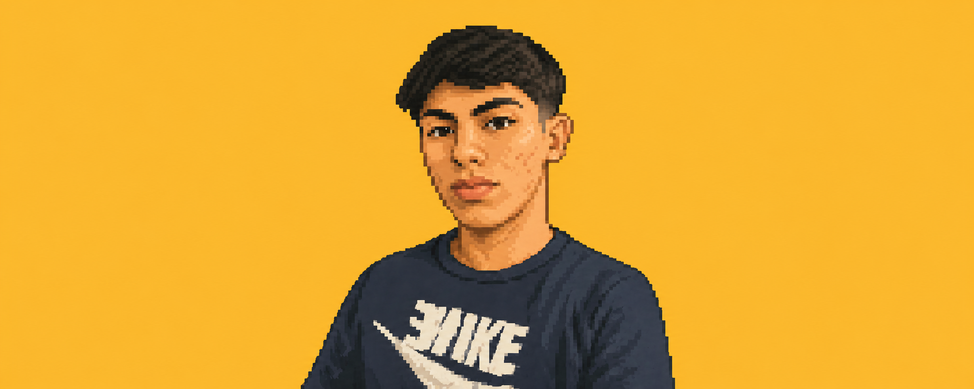 Foto de Lucas Ibanez, desenvolvedor do site e do jogo
